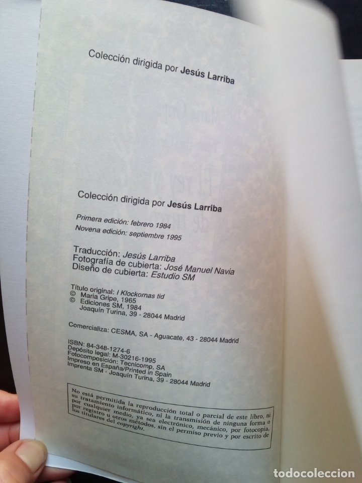 Libros de segunda mano: El rey y el cabeza de turco. Maria Gripe. Gran Angular. - Foto 4