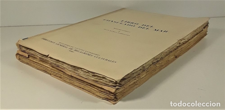 Libros de segunda mano: LIBRO DEL CONSULADO DEL MAR. 2 EJEMPLARES. IMP. D. G. R. CULTURALES. 1955. - Foto 3