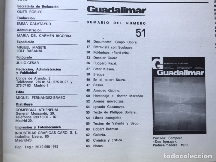Libros de segunda mano: Guadalimar. N&ordm;51 - Foto 3