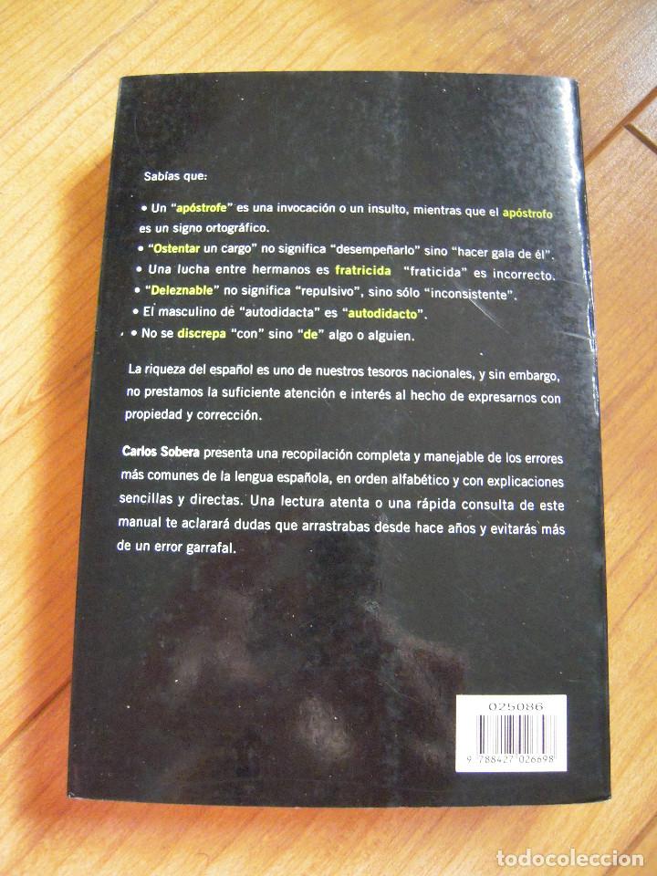 Libros de segunda mano: Los mil errores m&aacute;s comunes del lenguaje - Foto 2