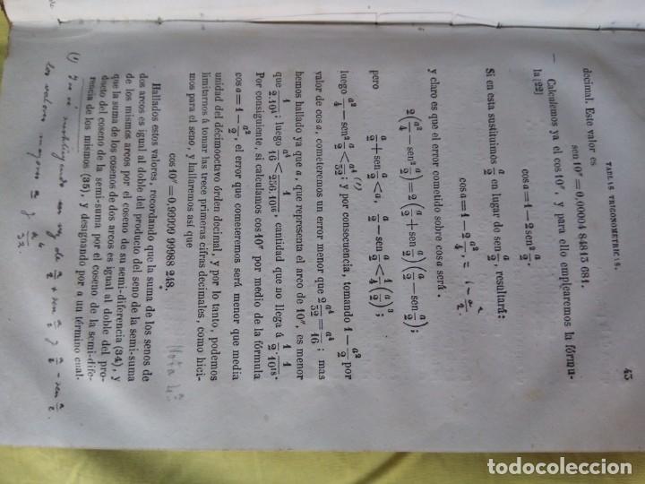 Libros de segunda mano: Tratado de Trigonometr&iacute;a 1877 - Foto 2