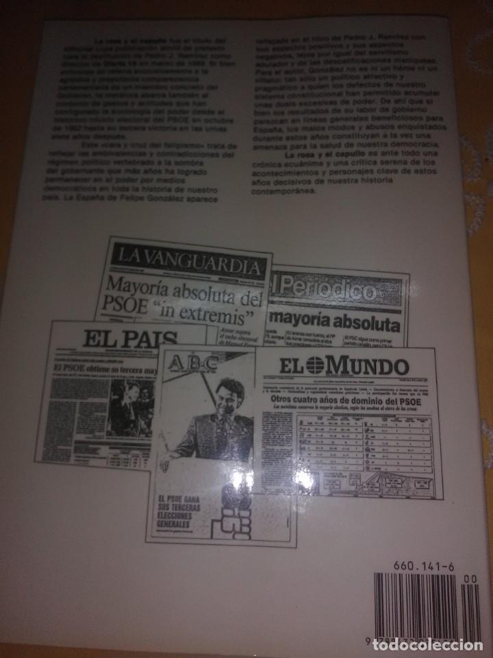 Libros de segunda mano: La rosa y el capullo. Pedro J. Ram&iacute;rez. Planeta. 1990. 3 ed. - Foto 2