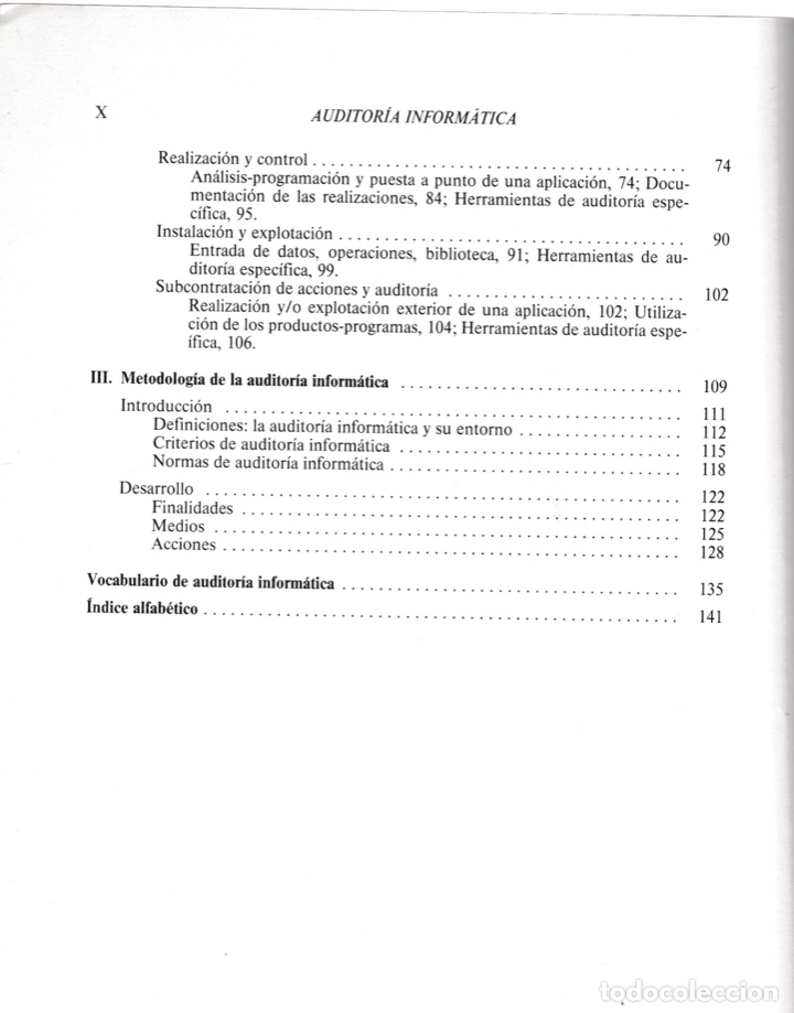 la auditoría informática métodos, reglas, nor Comprar