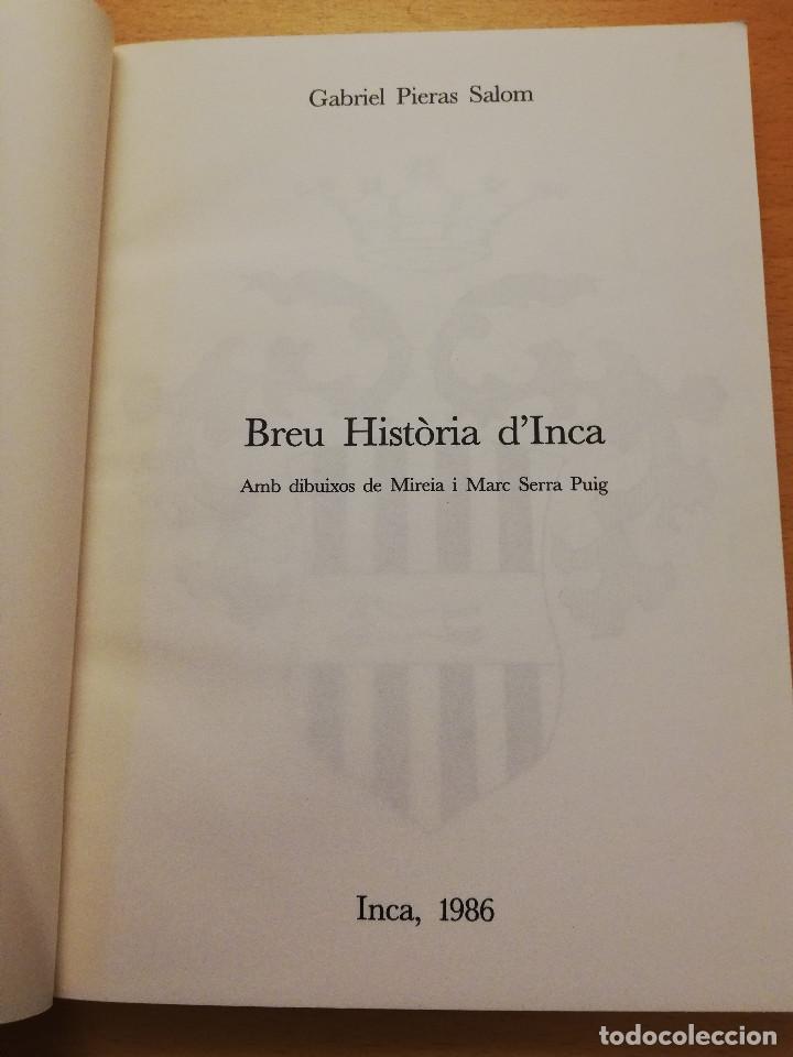 Libros de segunda mano: BREU HIST&Ograve;RIA DINCA (GABRIEL PIERAS SALOM) - Foto 8