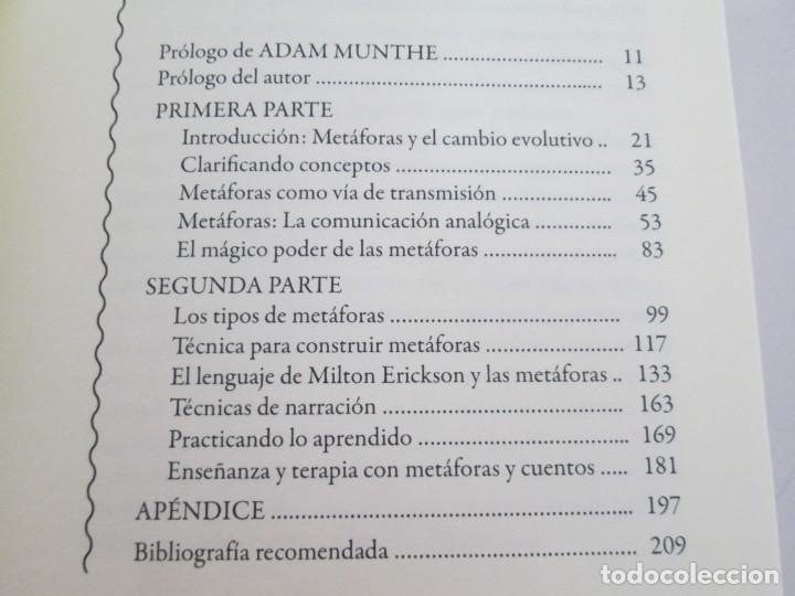 Libros de segunda mano: EL PODER DE LAS METAFORAS. SALVADOR A. CARRION PH. D. PNL BOOKS. 2009. - Foto 9