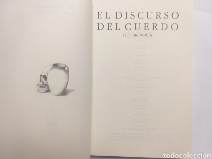 Libros de segunda mano: . El discurso del cuerdo . Luis Arencibia . Literatura ensayo - Foto 8