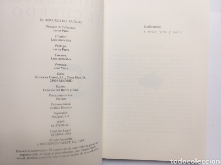 Libros de segunda mano: . El discurso del cuerdo . Luis Arencibia . Literatura ensayo - Foto 9