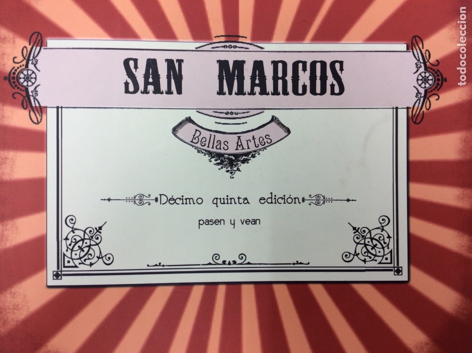 Libros de segunda mano: San Marcos (d&eacute;cimo quinta edici&oacute;n) - Cat&aacute;logo de arte - BBAA - 2011 - Foto 1