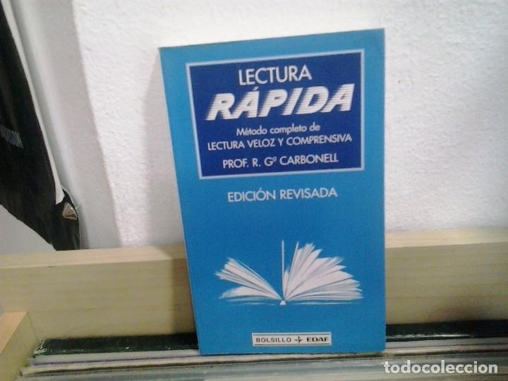 Libros de segunda mano: Lectura r&aacute;pida. R. G&ordf; Carbonell. bolsillo Edaf - Foto 1
