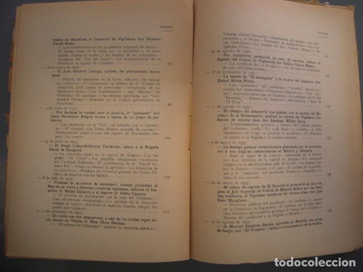 Libros de segunda mano: Libro de Oro de la Polic&iacute;a Gubernativa - Eduardo Com&iacute;n Colomer - Foto 6