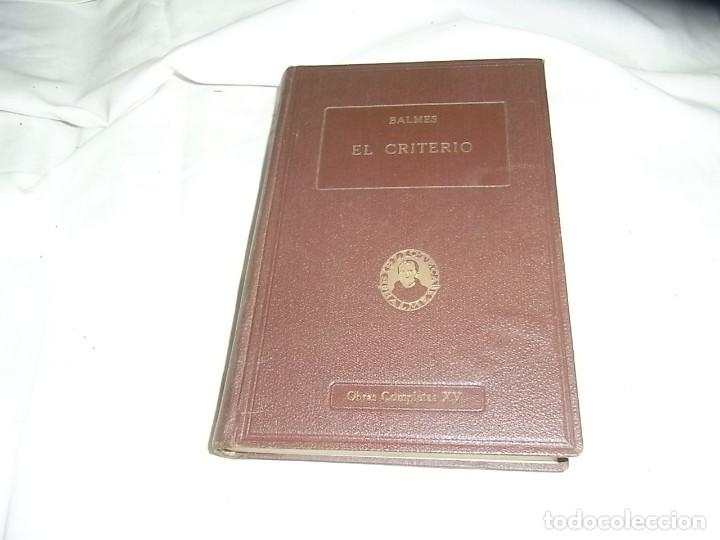 Libros de segunda mano: Jaime Balmes, El Criterio, Biblioteca Balmes, 1925 - Foto 1