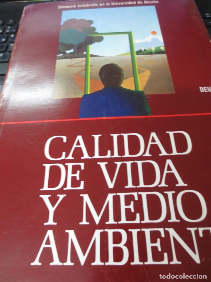 Libros de segunda mano: CALIDAD DE VIDA Y MEDIO AMBIENTE EDICIONES DEUSTO A&Ntilde;O 1978 - Foto 1