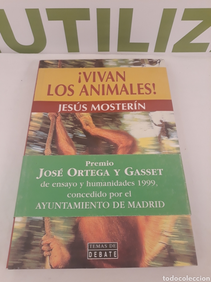 Libros de segunda mano: Vivan los animales. Jesus Mosterin. - Foto 1