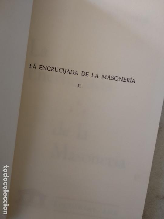 Libros de segunda mano: LA ENCRUCIJADA DE LA MASONER&Iacute;A. ALEC MELLOR. DOS TOMOS - Foto 2