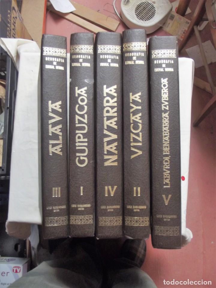 Libros de segunda mano: GEOGRAFIA DE EUSKAL HERRIA  5 TOMOS - Foto 1