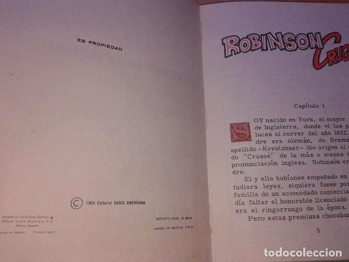 Libros de segunda mano: ROBINSON CRUSOE, 1964, DANIEL DEFOE, T 6 - Foto 2