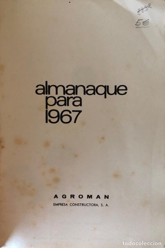 Libros de segunda mano: ALMANAQUE AGROMAN 1967. MADRID, 1966 - Foto 2