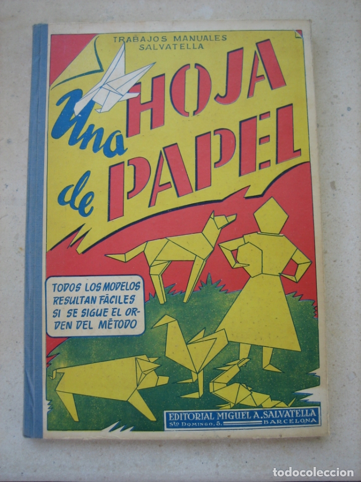 Libros de segunda mano: Una hoja de papel. Papiroflexia - Foto 1