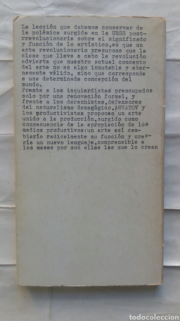 Libros de segunda mano: Arte y producci&oacute;n. B. Arvatov. - Foto 2