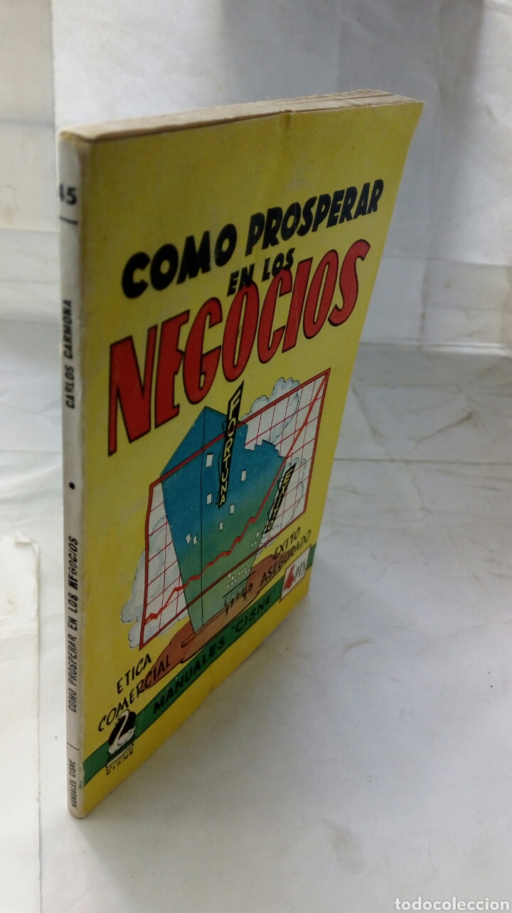 Libros de segunda mano: C&oacute;mo prosperar en los negocios. Carlos Carmona. Manuales Cisne. - Foto 4