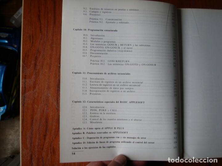 Libros de segunda mano: LIBRO PROGRAMACI&Oacute;N BASIC UN M&Eacute;TODO PRACTICO ANAYA - Foto 5
