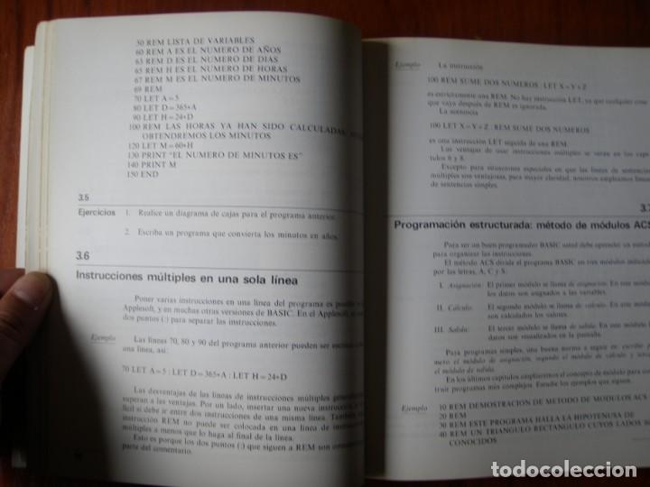 Libros de segunda mano: LIBRO PROGRAMACI&Oacute;N BASIC UN M&Eacute;TODO PRACTICO ANAYA - Foto 7
