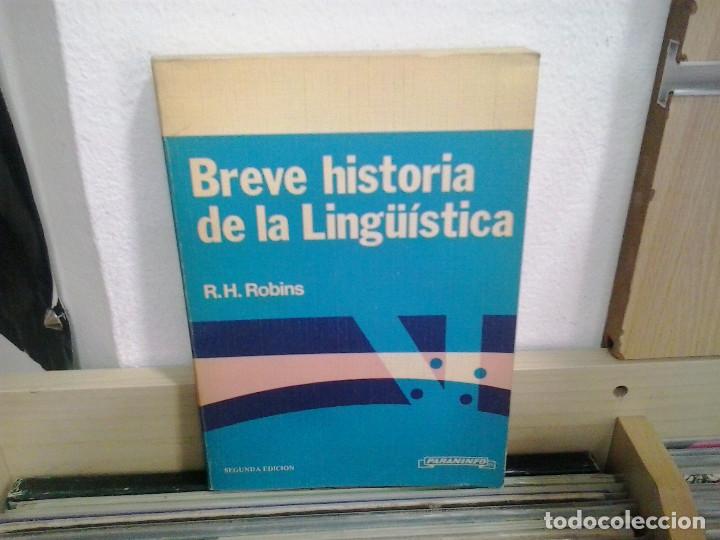 Libros de segunda mano: Breve historia de la ling&uuml;istica. R. H. Robins - Foto 1