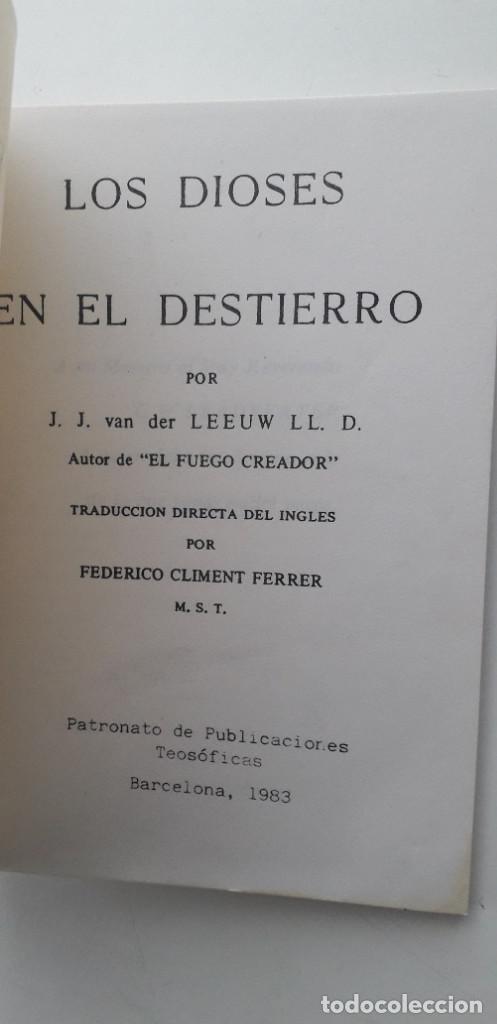 Libros de segunda mano: LOS DIOSES EN EL DESTIERRO - J.J. VAN DER LEEUW LL. D. - Foto 4