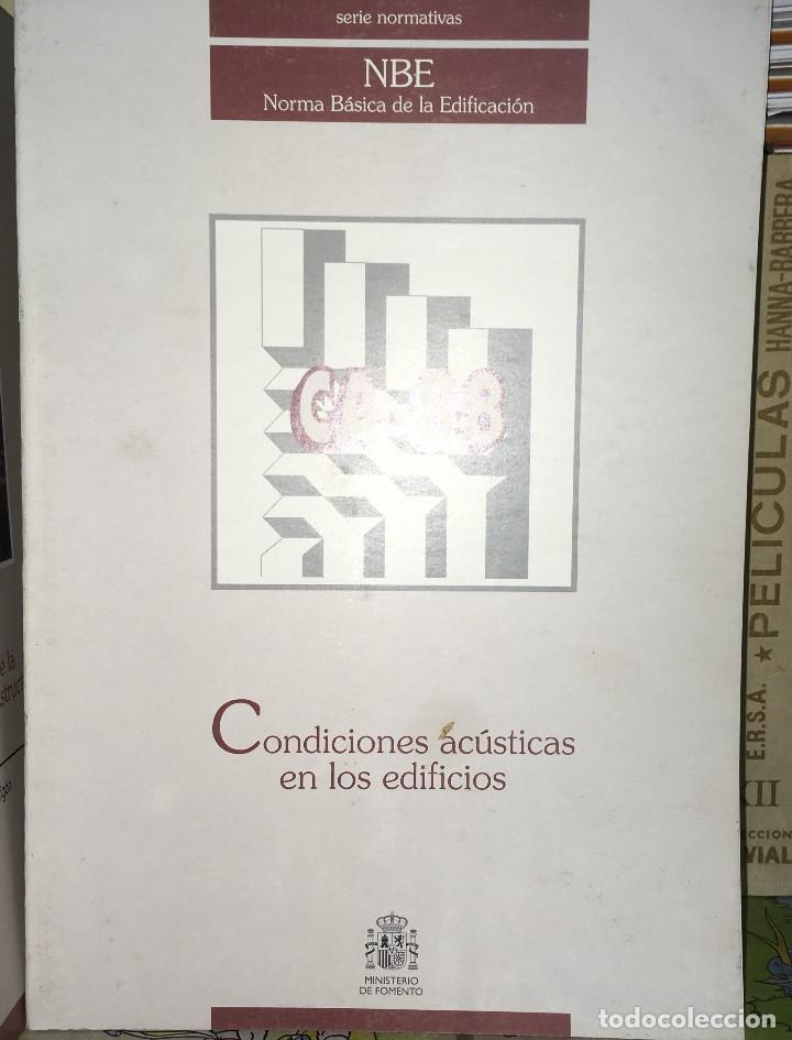 Libros de segunda mano: NORMA B&Aacute;SICA DE LA EDIFICACI&Oacute;N. NBE CA-88. Condiciones ac&uacute;sticas en los edificios - Foto 1