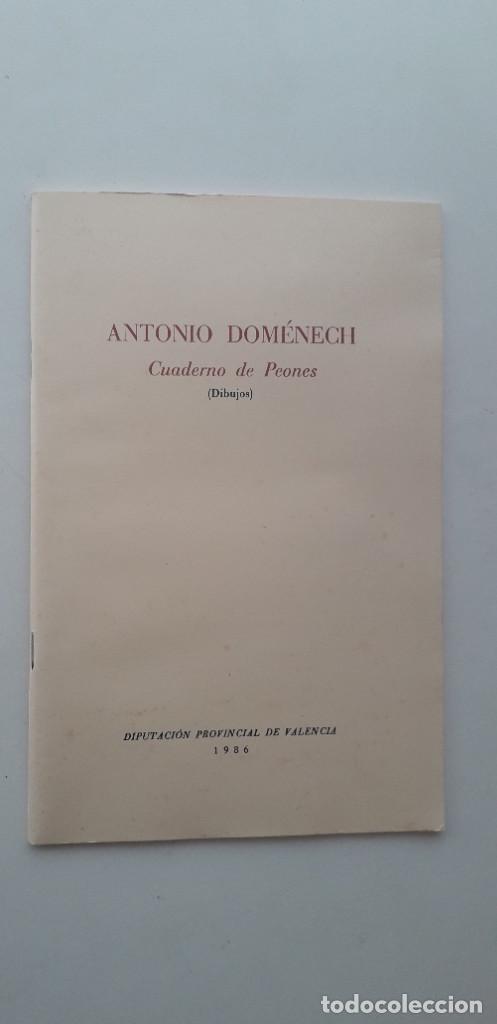 Libros de segunda mano: CUADERNO DE PEONES (DIBUJOS) - ANTONIO DOM&Eacute;NECH - Foto 1
