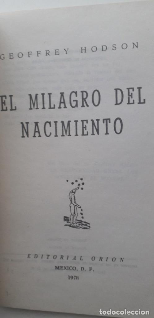 Libros de segunda mano: EL MILAGRO DEL NACIMIENTO - GEOFFREY HODSON - Foto 6