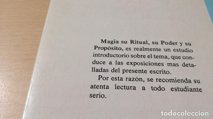 Libros de segunda mano: MAGIA	 / 	W E BUTLER	 / 	SU RITUAL SU PODER SU PROPOSITO	 / 		 / 	I-205 - Foto 3