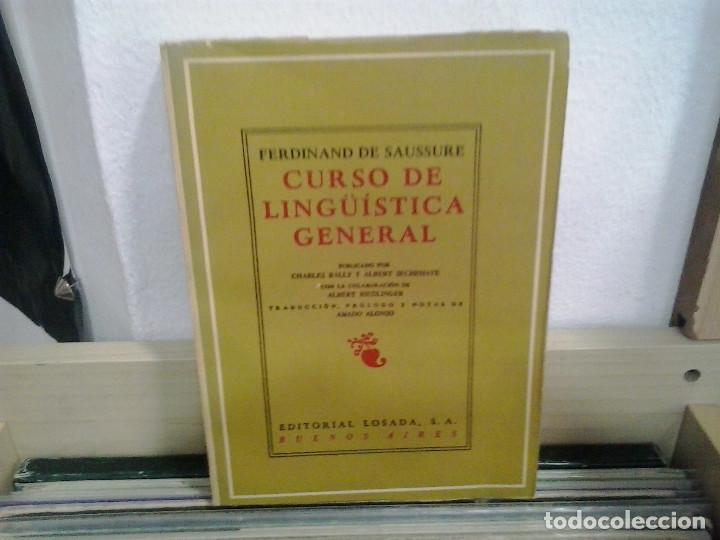 Libros de segunda mano: Curso de linguistica general. Ferdinand de Saussure. Editorial Losada.1979 - Foto 1