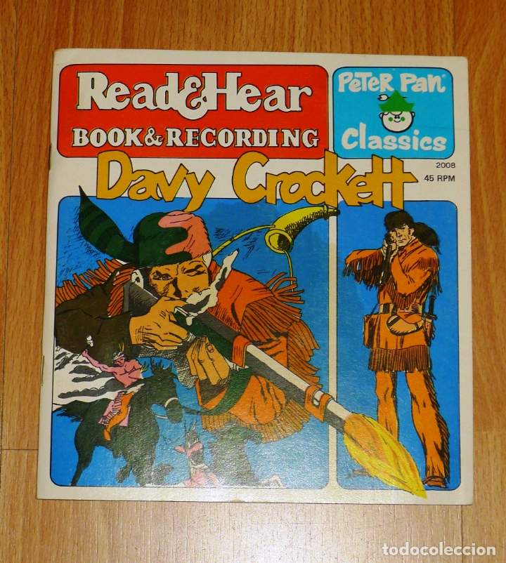 Libros de segunda mano: DAVY CROCKETT (Read & Hear. Book & Recording) (Peter Pan Classics) - Foto 1
