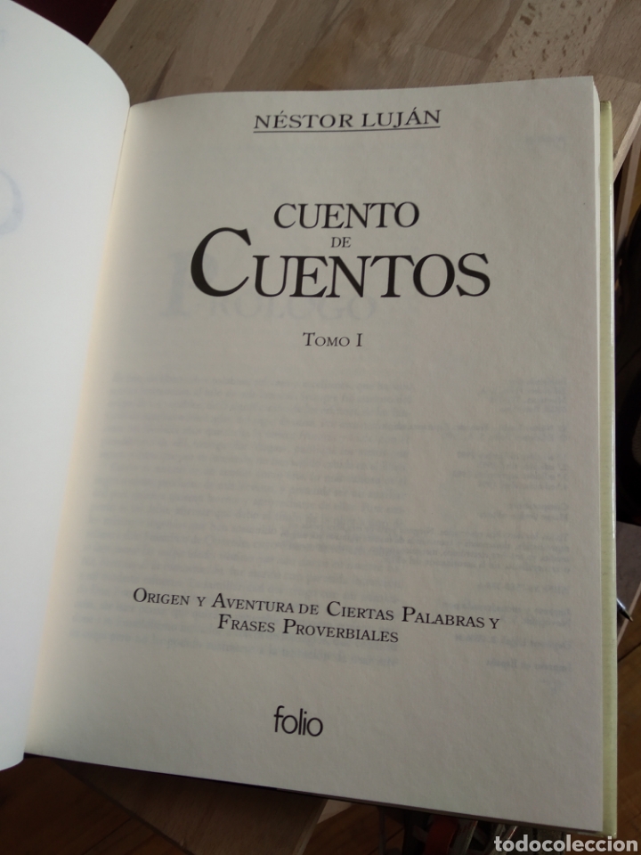 Libros de segunda mano: CUENTO DE CUENTOS. TOMO I. N&Eacute;STOR LUJ&Aacute;N #0518 - Foto 2