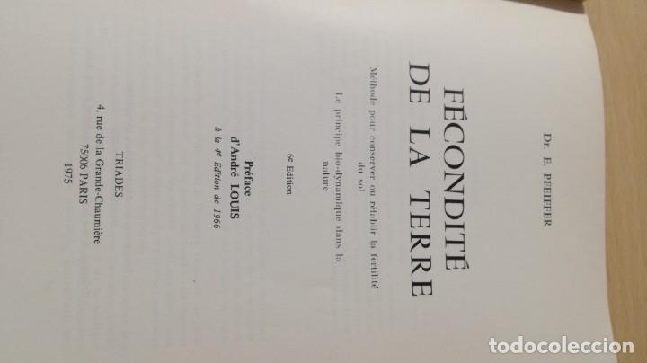 Libros de segunda mano: LA FECONDITE DE LA TERRE	 / 	E PFEIFFER	 / 	TRIADES	 / 	EN FRANCES	 / 	I-302 - Foto 4