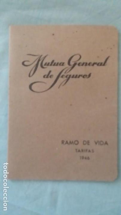 Libros de segunda mano: LIBRITO DE TARIFAS DE SEGUROS - 1946 - Foto 1