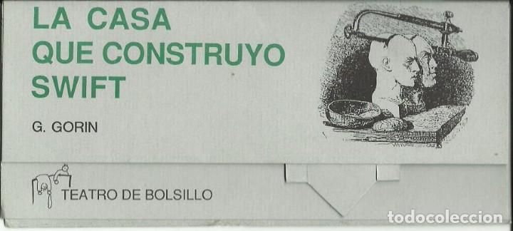 Libros de segunda mano: Fernando LASHERAS (Dise&ntilde;o gr&aacute;fico): Programa de la obra La casa que construy&oacute; Swift, de G. Gorin. - Foto 1