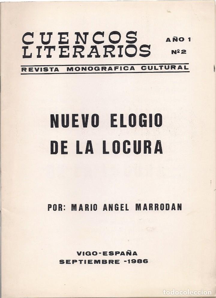 Gebrauchte B&uuml;cher: CUENCOS LITERARIOS N&ordm; 2, 3, 5. MADORR&Aacute;N, ESTIB&Aacute;LIZ. (Vigo, 1986). 7&euro; c/u