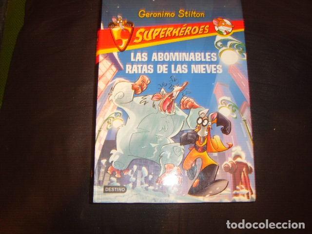 Libros de segunda mano: GERONIMO STILTON , SUPERHEROES , LAS ABOMINABLES RATAS DE LAS NIEVES - Foto 1