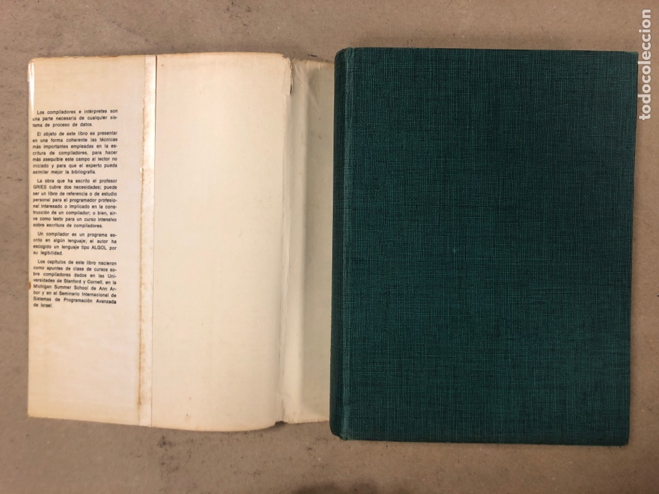 Libros de segunda mano: CONSTRUCCI&Oacute;N DE COMPILADORES. DAVID GRIES. EDITORIAL PARANINFO 1974 - Foto 2