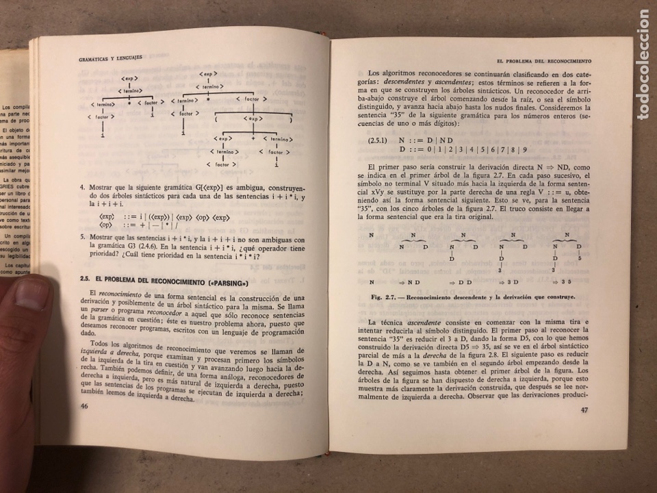 Libros de segunda mano: CONSTRUCCI&Oacute;N DE COMPILADORES. DAVID GRIES. EDITORIAL PARANINFO 1974 - Foto 8