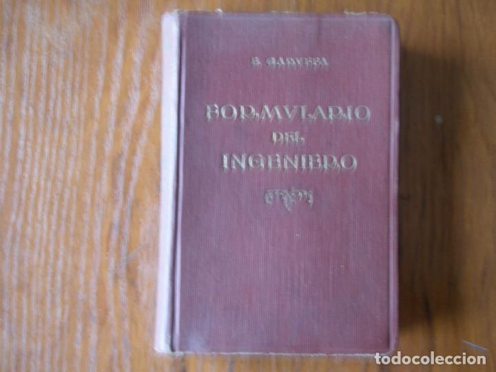 Libros de segunda mano: LIBRO FORMULARIO DEL INGENIERO 1947 - Foto 1