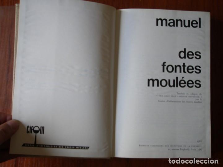 Libros de segunda mano: LIBRO HIERRO ACERO FUNDICIONES EN FRANCES - Foto 2