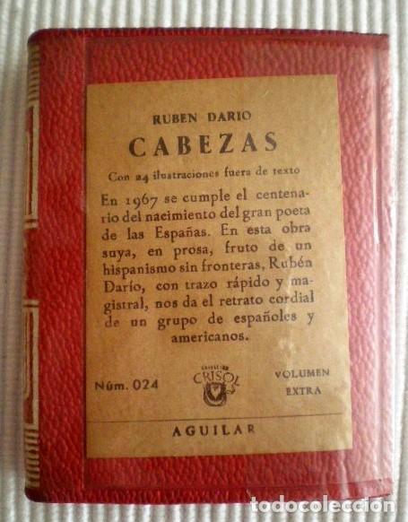 Libros de segunda mano: CABEZAS (RUB&Eacute;N DAR&Iacute;O) CRISOL&Iacute;N 024. 1966. PRECINTADO DE ORIGEN - Foto 1