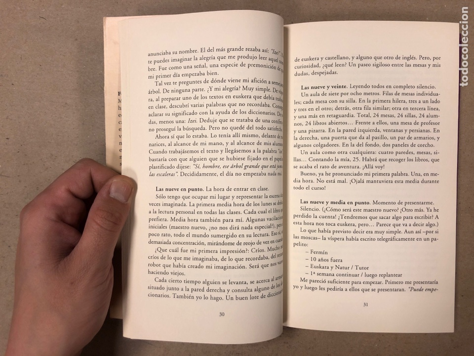 Libros de segunda mano: TROZOS DE ESCUELA. FERM&Iacute;N BARCEL&Oacute;. ED. EREIN 1997. - Foto 4