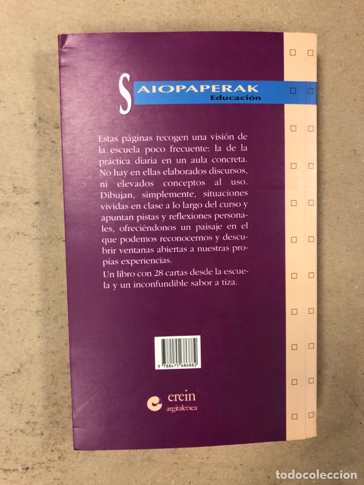 Libros de segunda mano: TROZOS DE ESCUELA. FERM&Iacute;N BARCEL&Oacute;. ED. EREIN 1997. - Foto 8