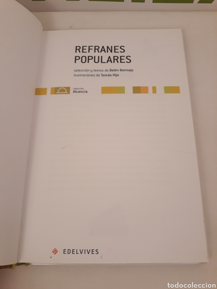 Libros de segunda mano: Refranes Populares. Edelvives. - Foto 2