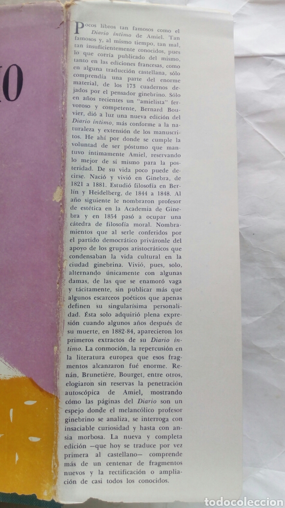 Libros de segunda mano: Diario &iacute;ntimo. Henri - Fr&eacute;d&eacute;ric Amiel. - Foto 5