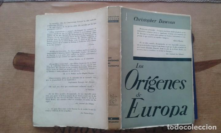 Libros de segunda mano: LOS OR&Iacute;GENES DE EUROPA. CRISTOPHER DAWSON - Foto 2